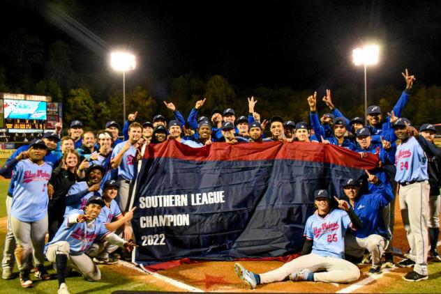 2022 Southern League Champions Pensacola Blue Wahoos