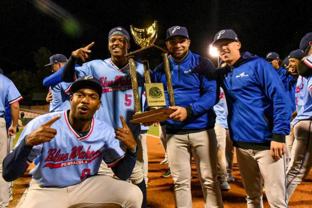 Pensacola Blue Wahoos Celebrate Southern League Championship Win