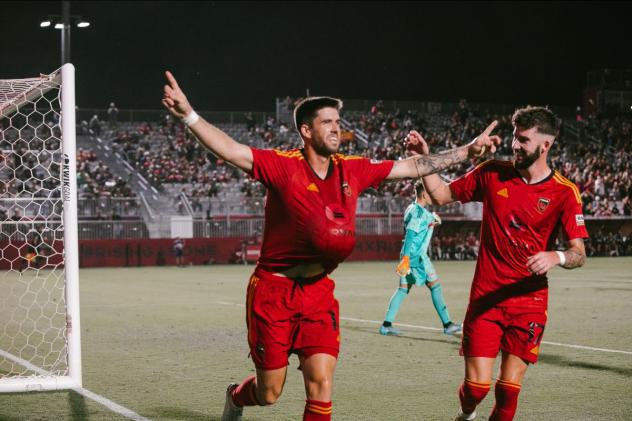 Phoenix Rising FC celebrates win