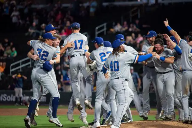 Durham Bulls celebrate the Triple A National Championship