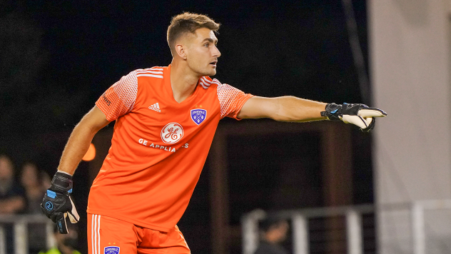 Louisville City FC goalkeeper Kyle Morton