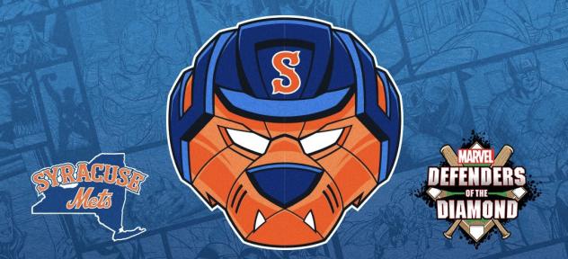 Syracuse Mets Marvel-designed team logo