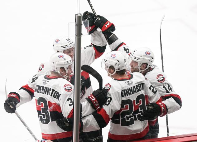 Belleville Senators celebrate win