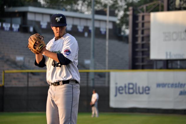 Former Worcester Bravehearts pitcher Aaron Civale