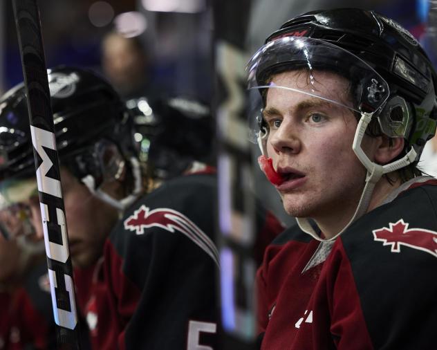 Vancouver Giants defender Mazden Leslie