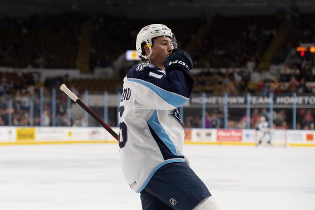 Milwaukee Admirals' Phil Tomasino on the ice
