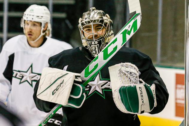 Texas Stars goaltender Remi Poirier