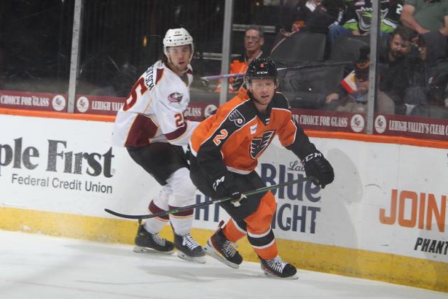 Lehigh Valley Phantoms defenseman Adam Karashik