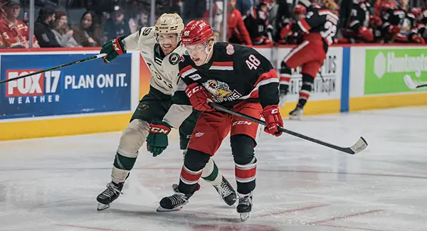 Grand Rapids Griffins left wing Jonatan Berggren