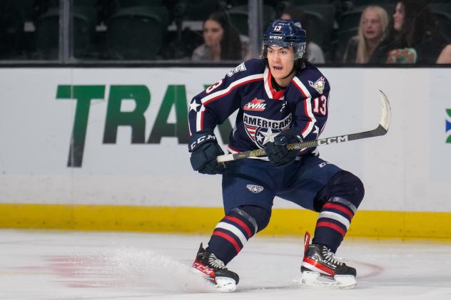 Tri-City Americans forward Jordan Gavin