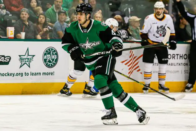 Texas Stars defenseman Michael Karow