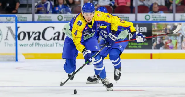 Wichita Thunder defenseman Dylan MacPherson