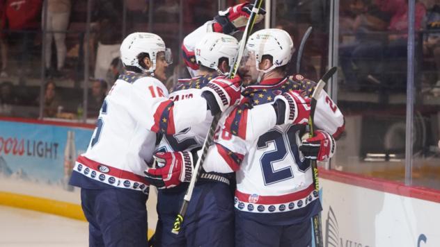 South Carolina Stingrays celebrate win