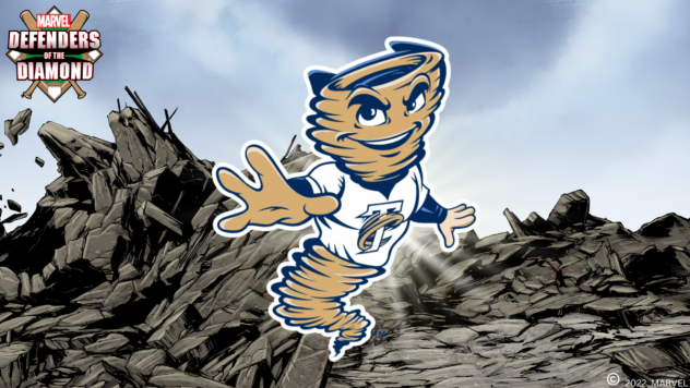 Tri-City Dust Devils Marvel-inspired logo