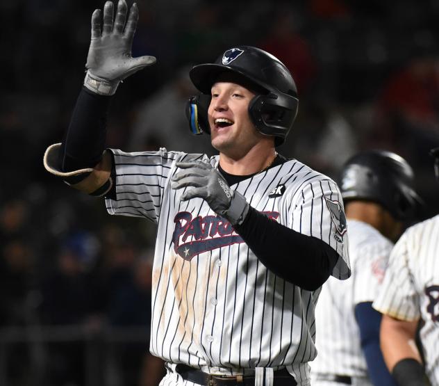 Somerset Patriots outfielder Elijah Dunham