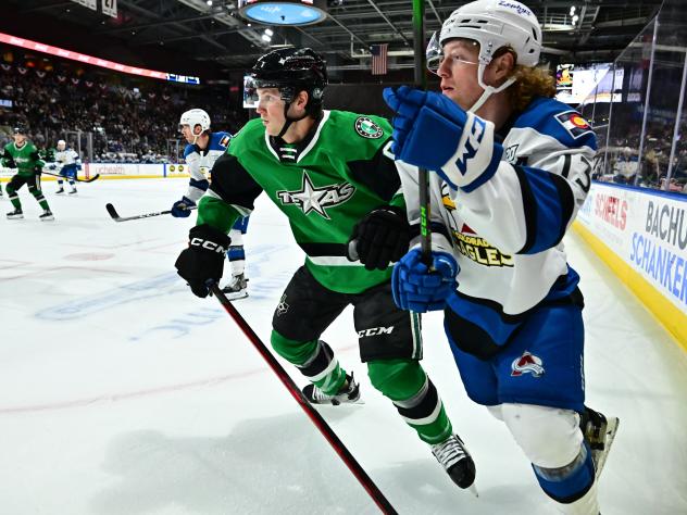 Texas Stars battle the Colorado Eagles