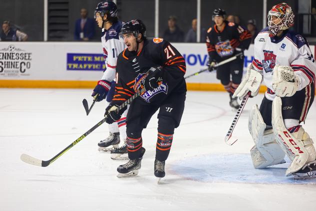 Knoxville Ice Bears' BRADY FLEURENT in action