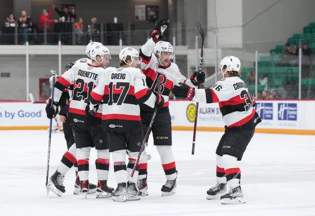 Belleville Senators Celebrate Shootout Win