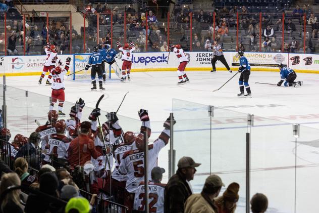 Rapid City Rush celebrate win