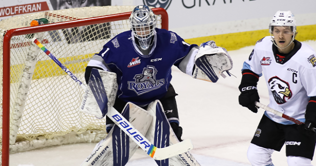 Victoria Royals' Tyler Palmer on game day