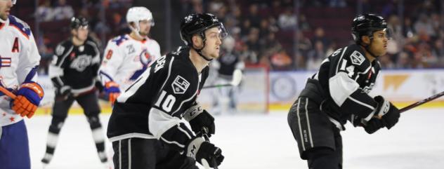 Ontario Reign's Tyler Madden and Akil Thomas on game day