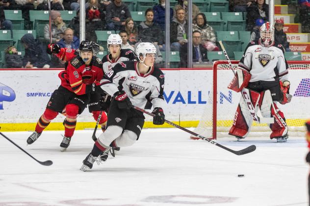 Vancouver Giants in action versus the Prince George Cougars
