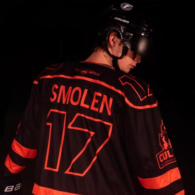 Fargo Force black & orange Cully's Kids jerseys