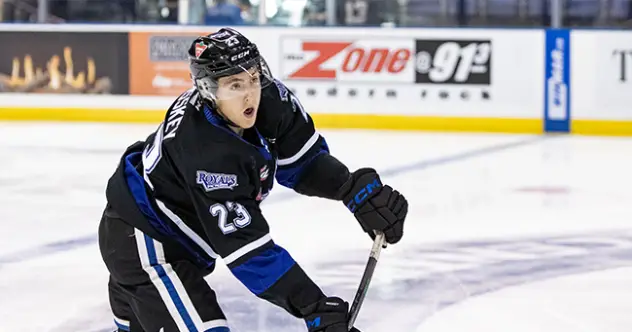 Victoria Royals defenceman Nate Misskey