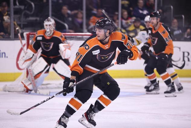 Lehigh Valley Phantoms' Tyson Foerster in action