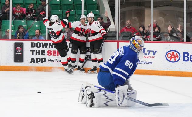 Belleville Senators celebrate win