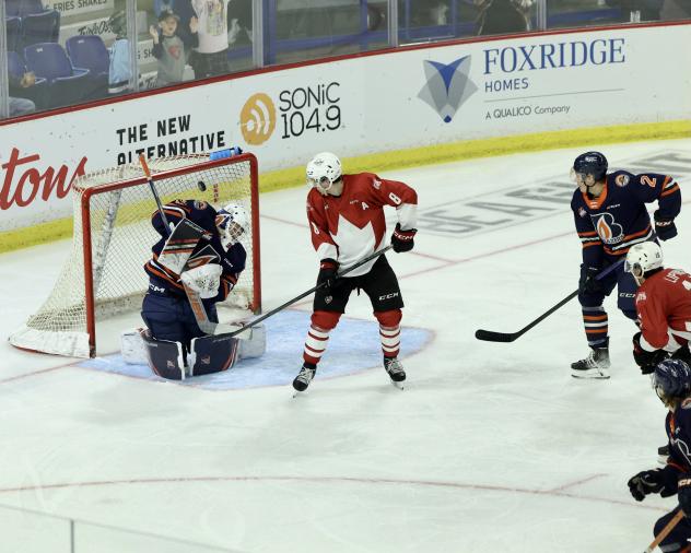 Vancouver Giants' Ty Thorpe in action