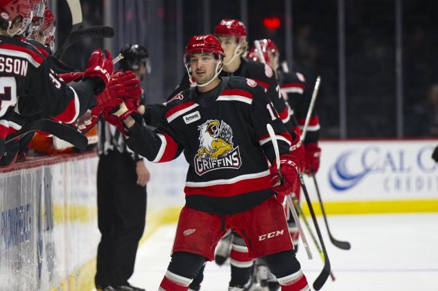 Grand Rapids Griffins Celebrate Win