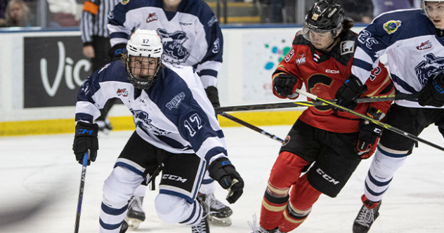 Victoria Royals' Wyatt Wilson in action