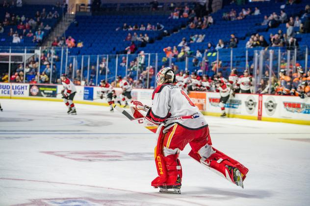 Rapid City Rush goaltender Daniil Chechelev