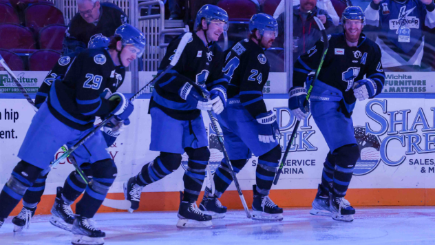 Wichita Thunder share a laugh