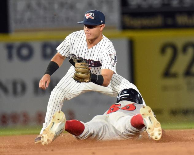 Somerset Patriots second baseman Jesus Bastidas