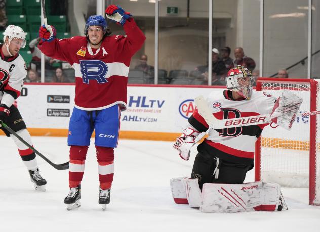 Laval Rockets celebrate victory over Belleville Senators