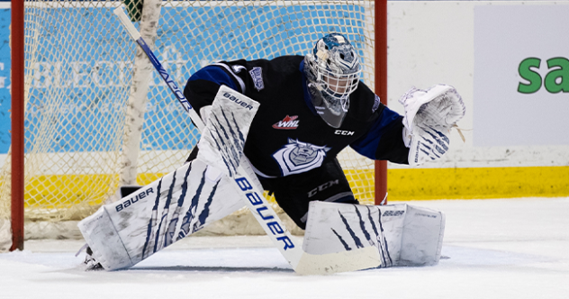 Victoria Royals' Logan Cunningham in action