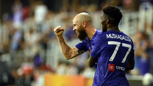 Louisville City FC winger Brian Ownby