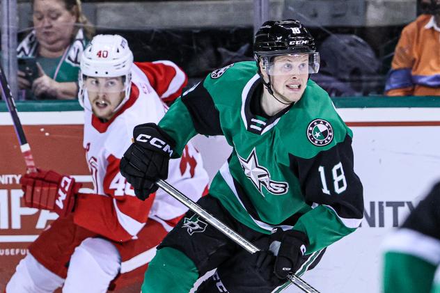 Texas Stars forward Fredrik Karlstrom