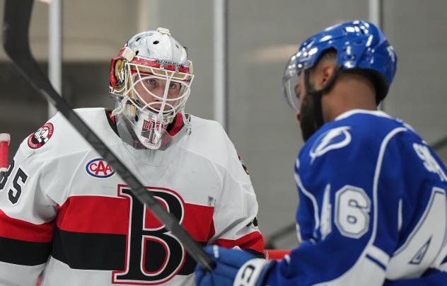 Belleville Senators' Antoine Bibeau And Syracuse Crunch's Gemel Smith On Game Day