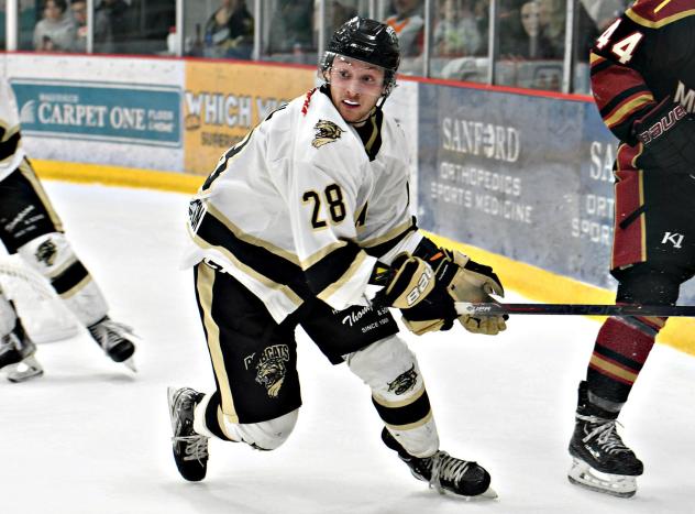 Bismarck Bobcats forward Calvin Hanson