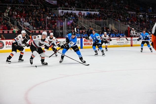 Lehigh Valley Phantoms take on the Charlotte Checkers