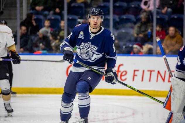 Worcester Railers defenseman Christian Evers