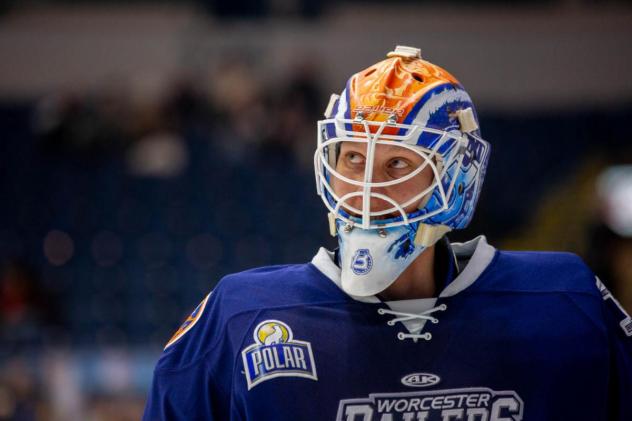 Worcester Railers goaltender Henrik Tikkanen