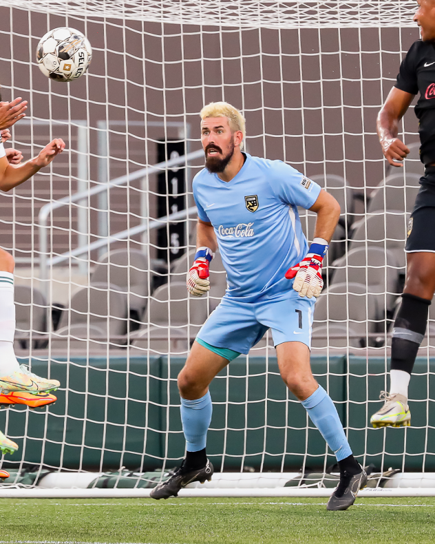 Birmingham Legion FC goalkeeper Matt VanOekel