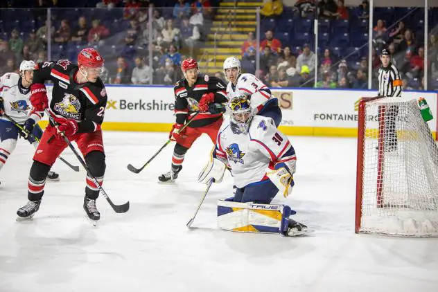 Grand Rapids Griffins' Elmer Söderblom versus Springfield Thunderbirds' Joel Hofer