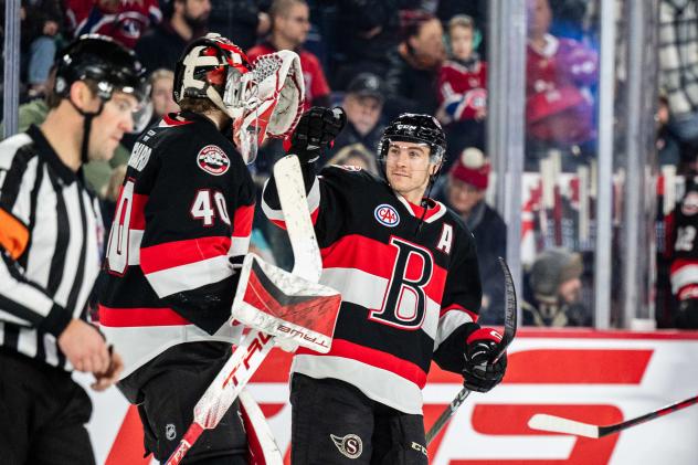 Belleville Senators celebrate win