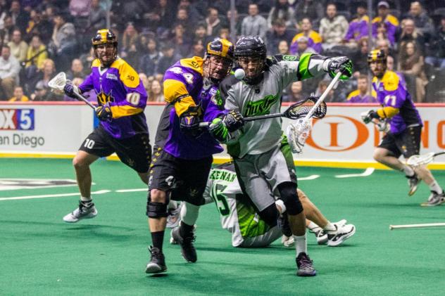 Saskatchewan Rush battle the San Diego Seals