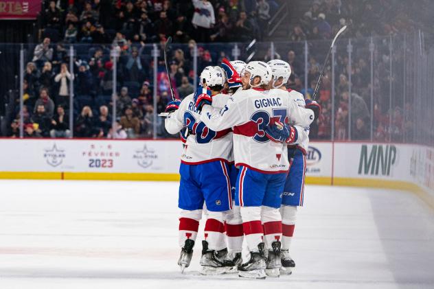 Laval Rocket celebrate win